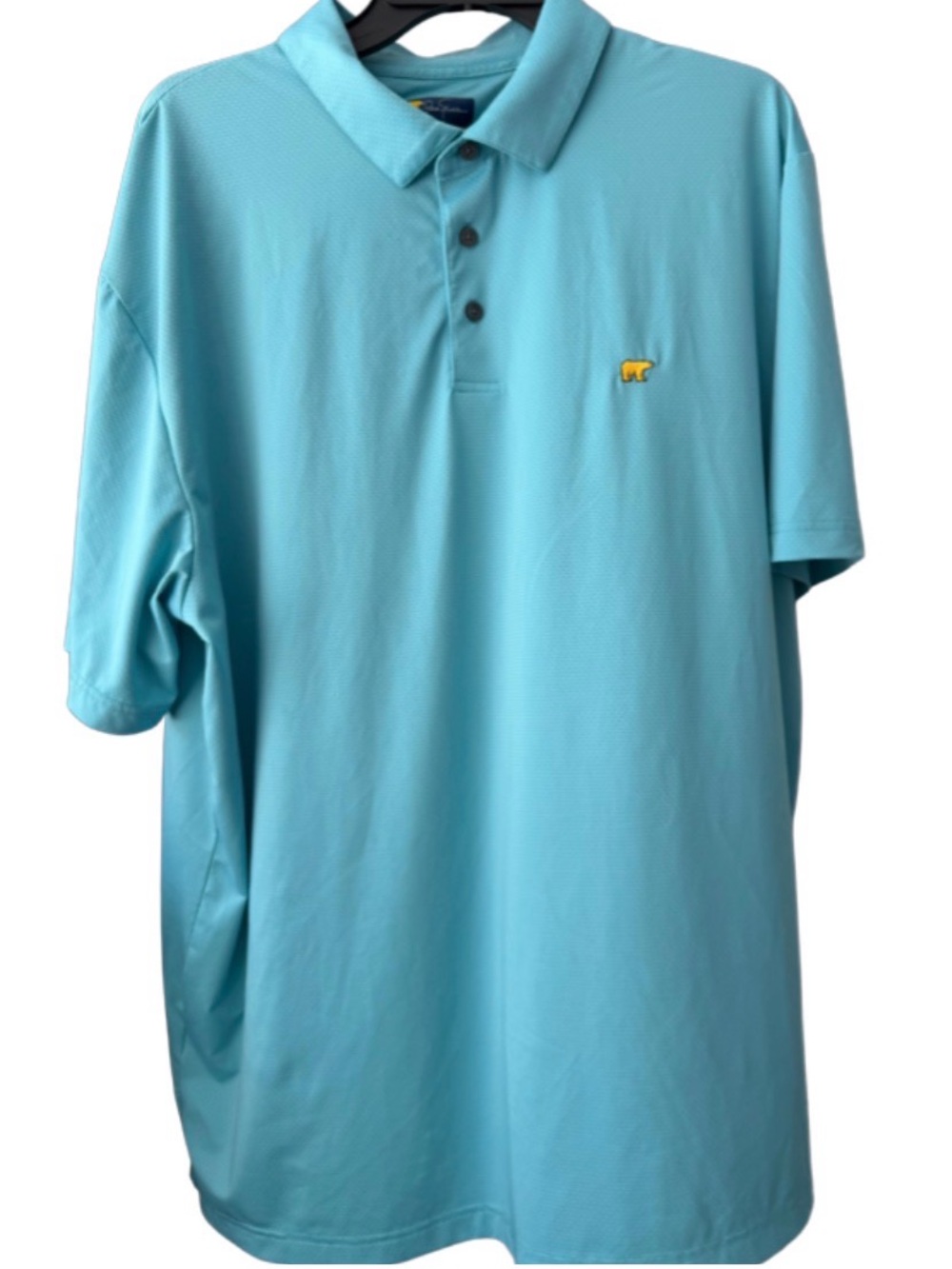 Jack Nicklaus Performance Polo with Yellow Embroidered Logo XL